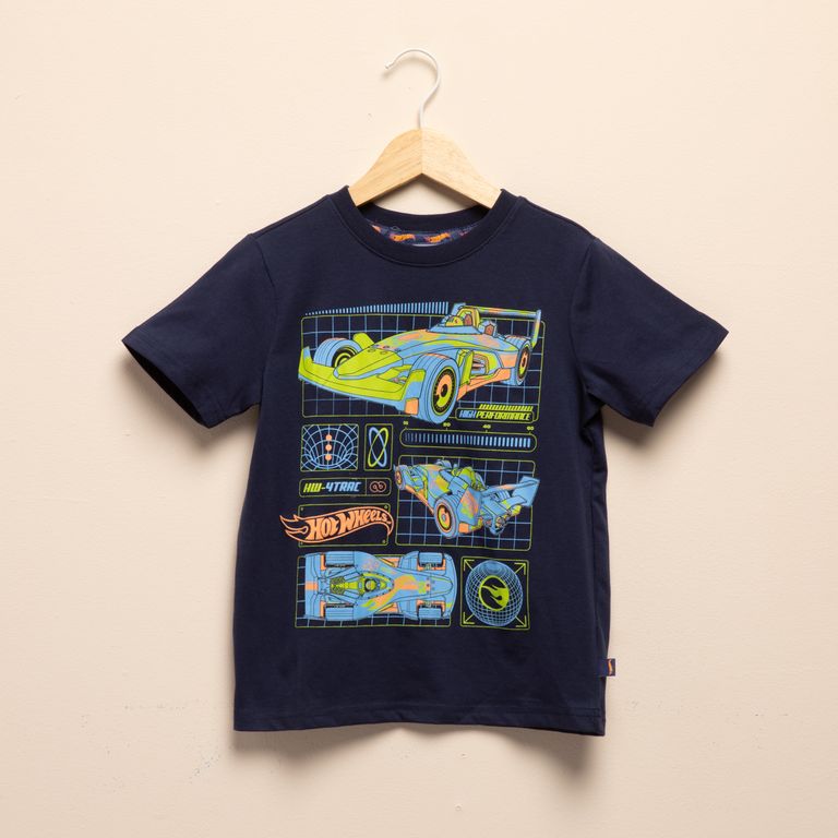 HOT WHEELS Polera Algodón Niño Hot Wheels falabella