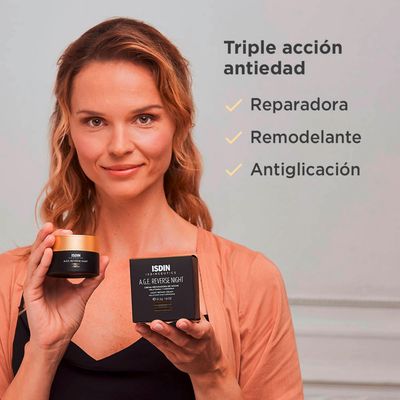 Imagen 2 del producto Crema Antiedad Age Reverse Night Isdinceutics 50 gr