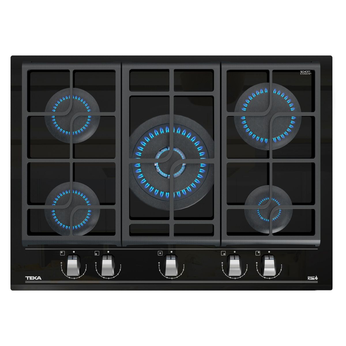 TEKA - Encimera Gas 5 Quemadores Gzc 75330 Xbb B Teka