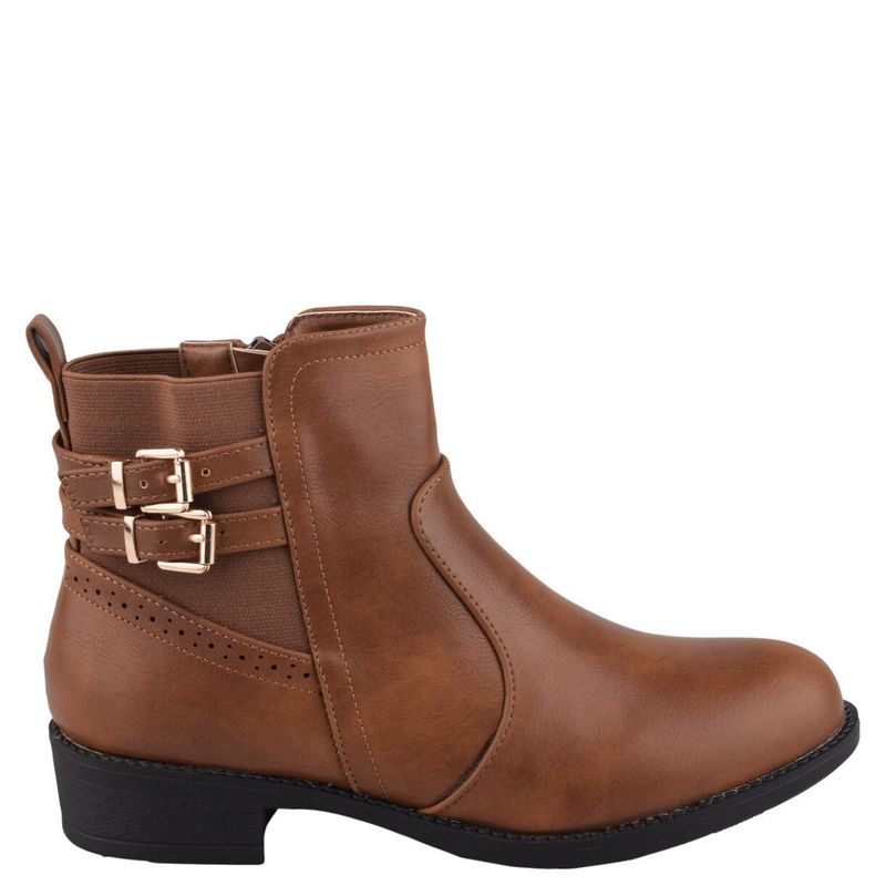 WEIDE - Botín Mujer Marcela Camel