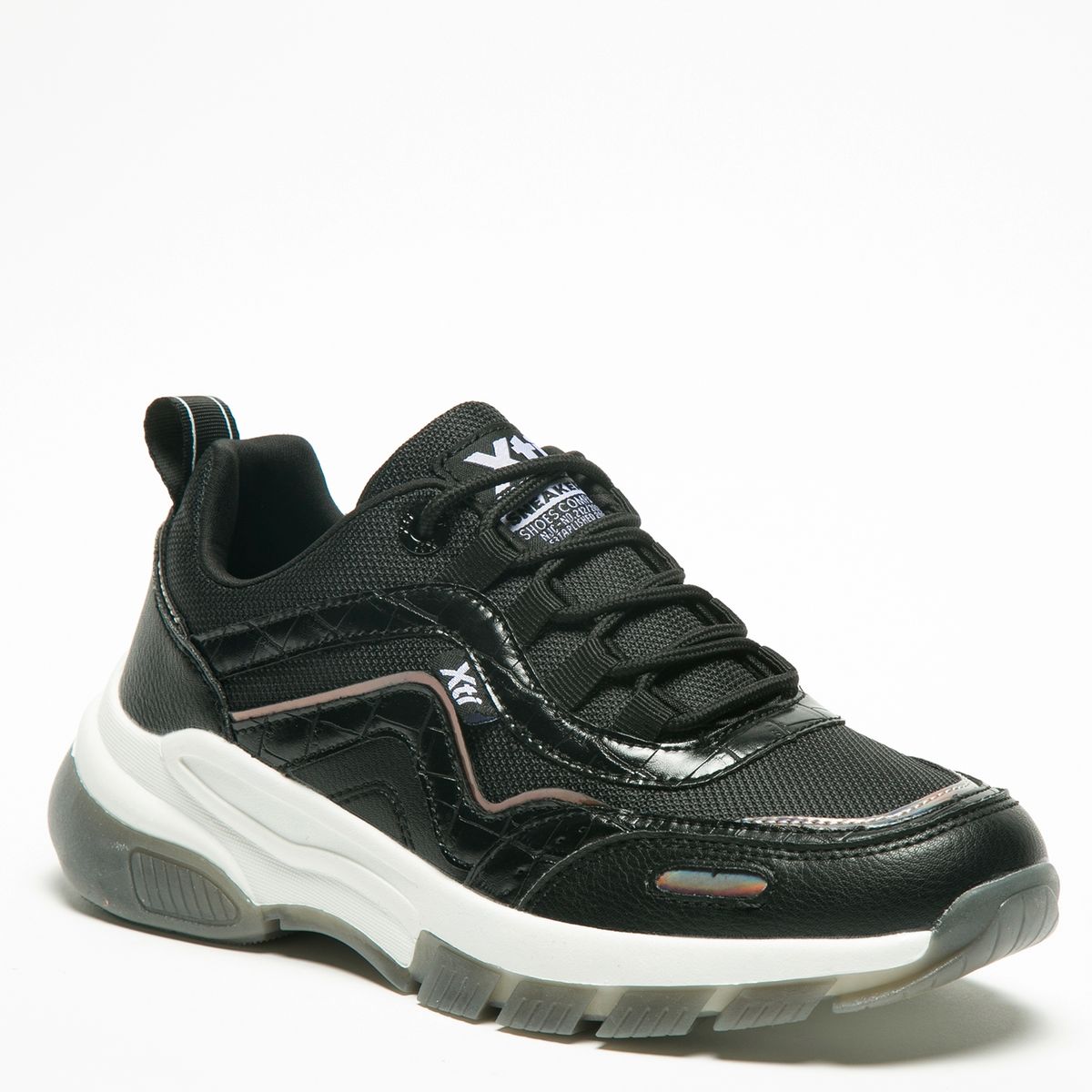 XTI - Zapatilla Urbana Mujer Negra