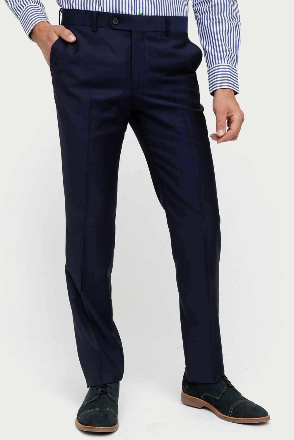 LA MARTINA - Pantalón Formal Lana Regular Fit Hombre La Martina