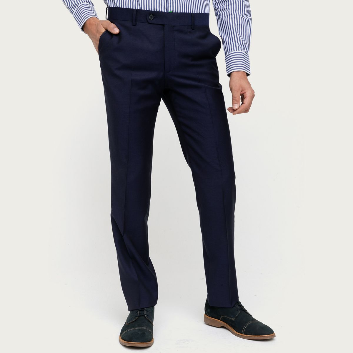 LA MARTINA - Pantalón Formal Lana Regular Fit Hombre La Martina