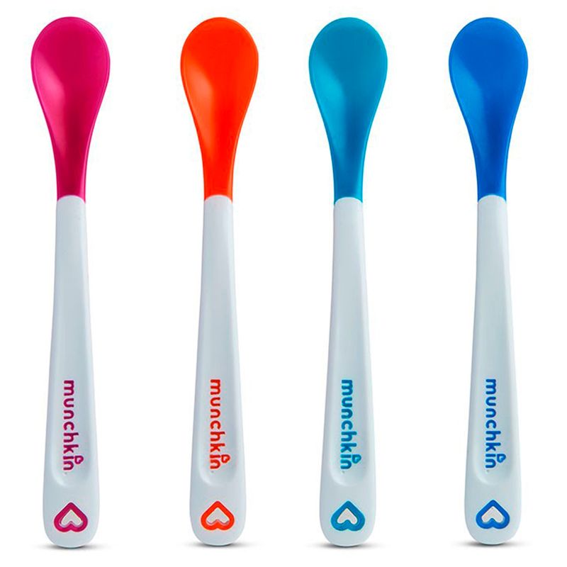 MUNCHKIN - Set de 4 Cucharas con Sensor de Temperatura Munchkin