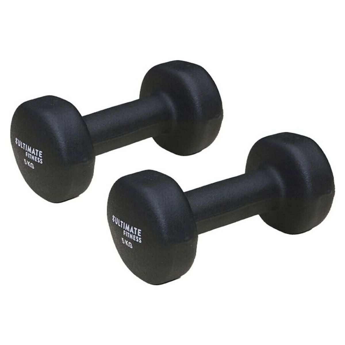 ULTIMATE FITNESS - Mancuernas Neopreno 5 Kg (Par)