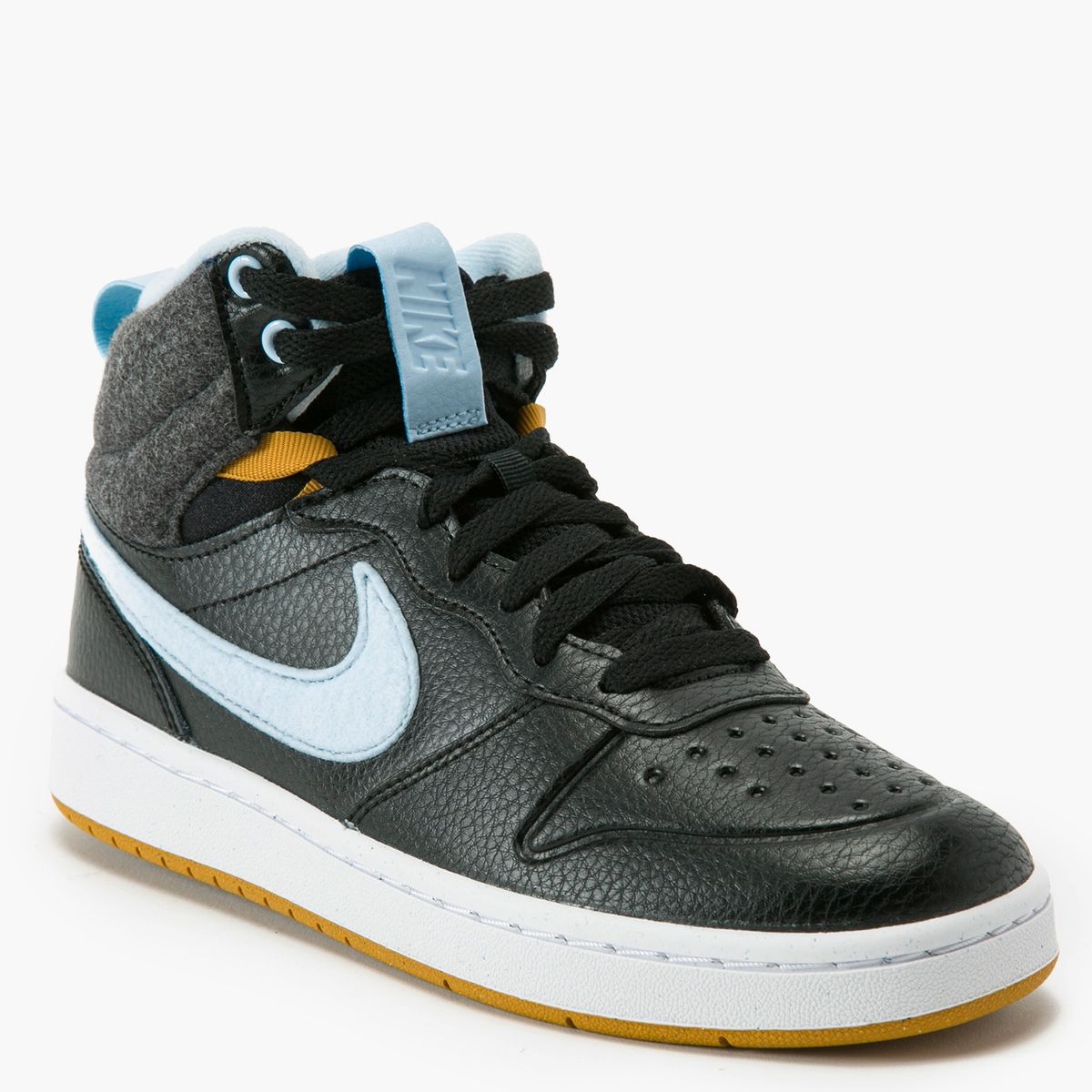 NIKE - Court Borough Md2 (Gs) Zapatilla Urbana Niño Negro (34.5 a 38.5) Nike