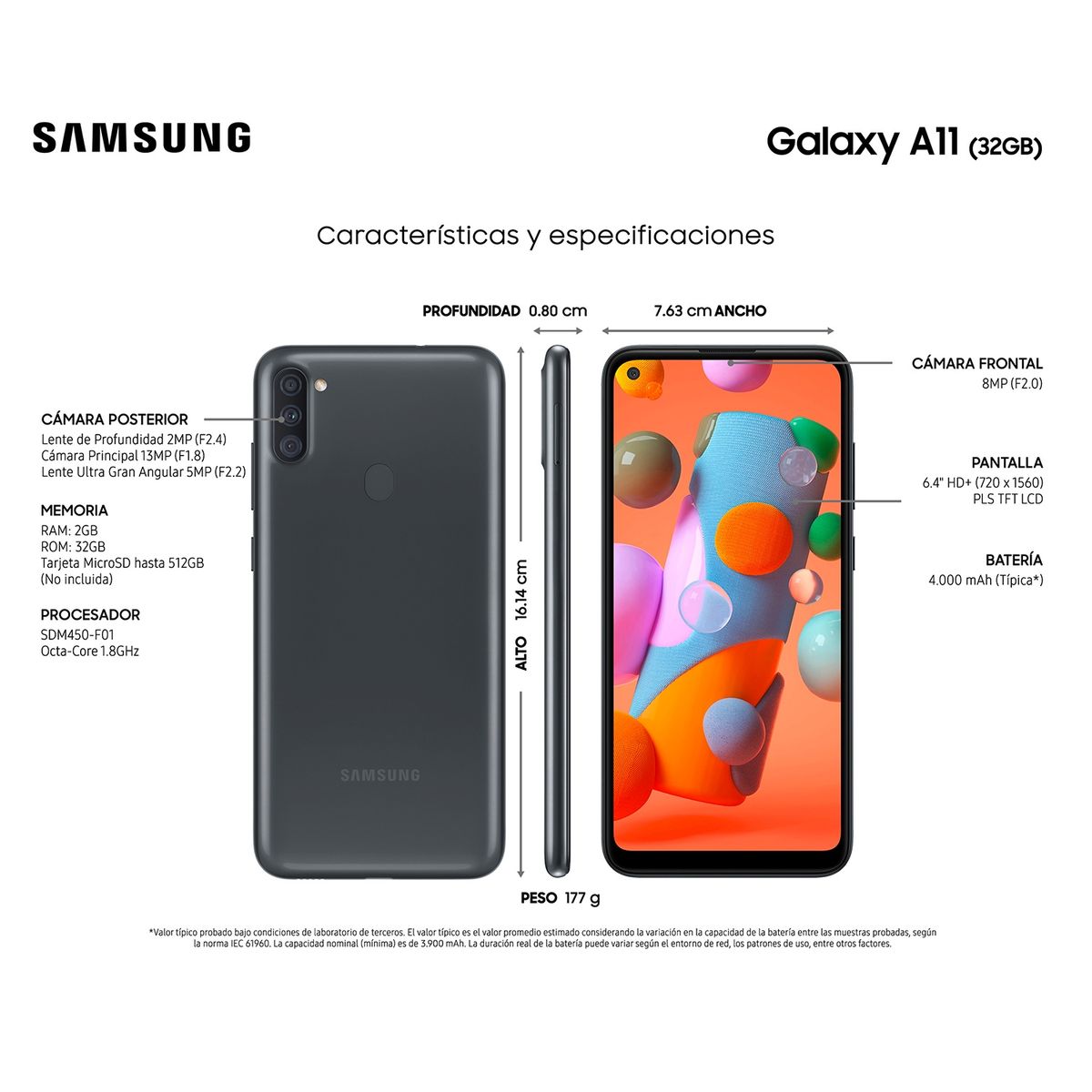 SAMSUNG - Smartphone Galaxy A11 32GB Samsung