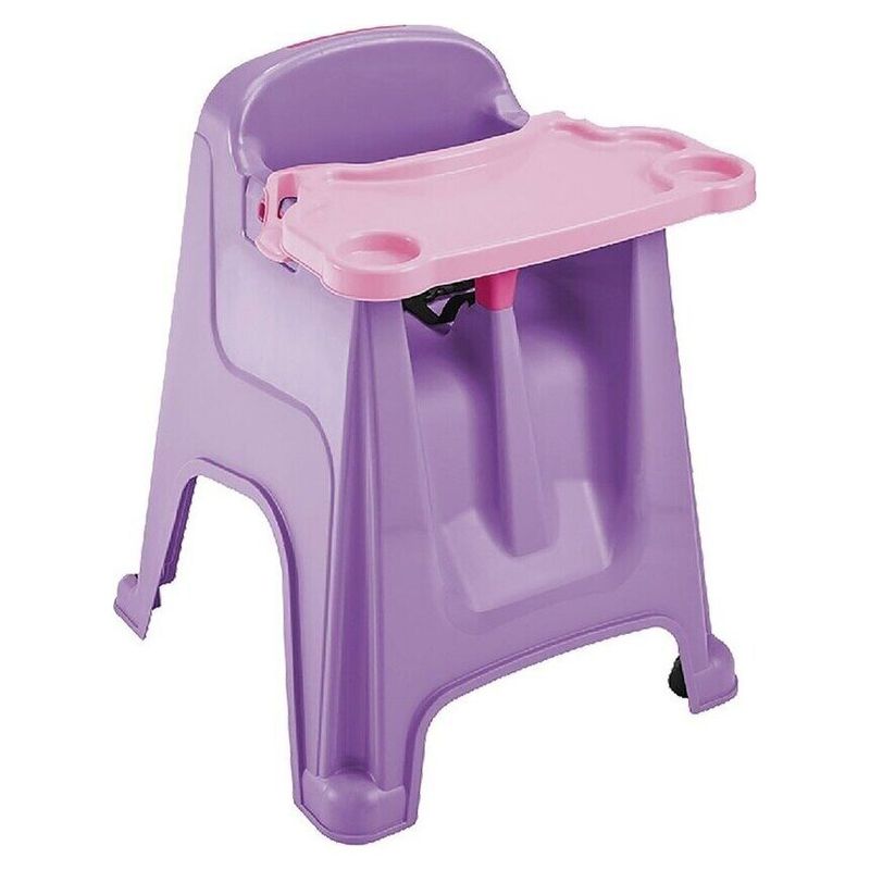 RIMAX - Silla de Comer para Bebé Morada