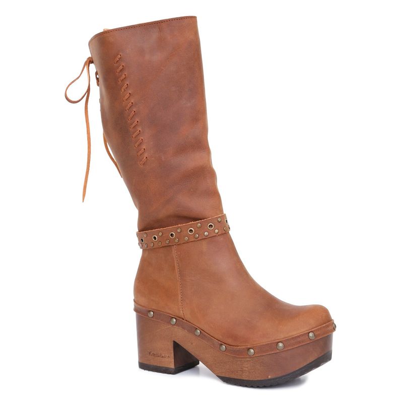 KEBBA - Bota Mujer Bua Bordo Café