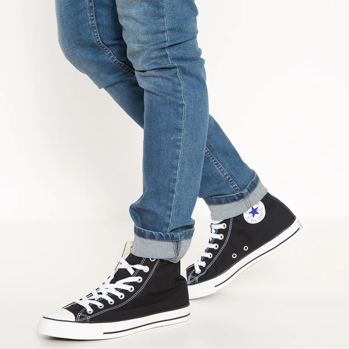 CONVERSE - Chuck Taylor All Star Classic Zapatilla Urbana Hombre Negro Converse