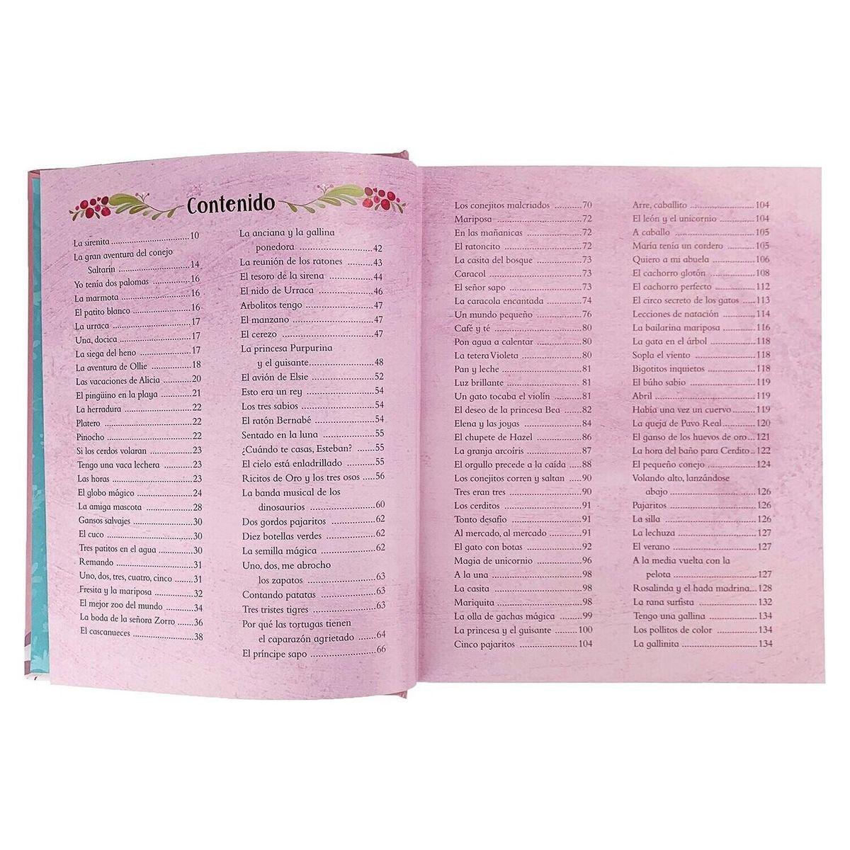 EDITORIAL CONTRAPUNTO - 365 Cuentos y Rimas (Rosado). Relatos Maravilloso