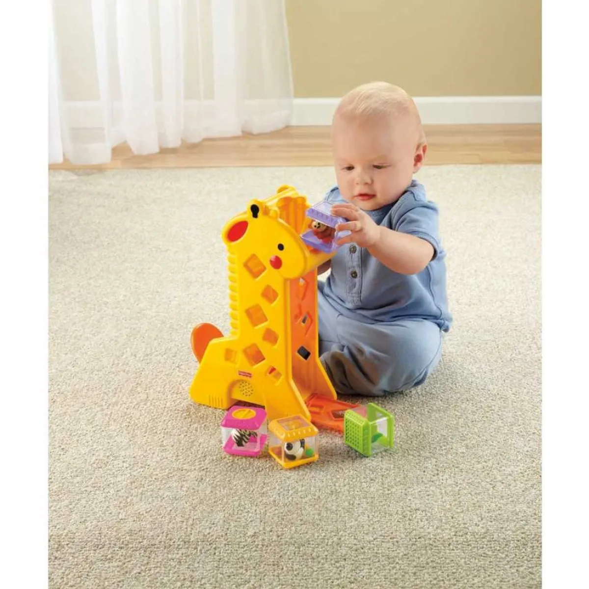 MATTEL - Jirafa Bebé Bloques Mattel