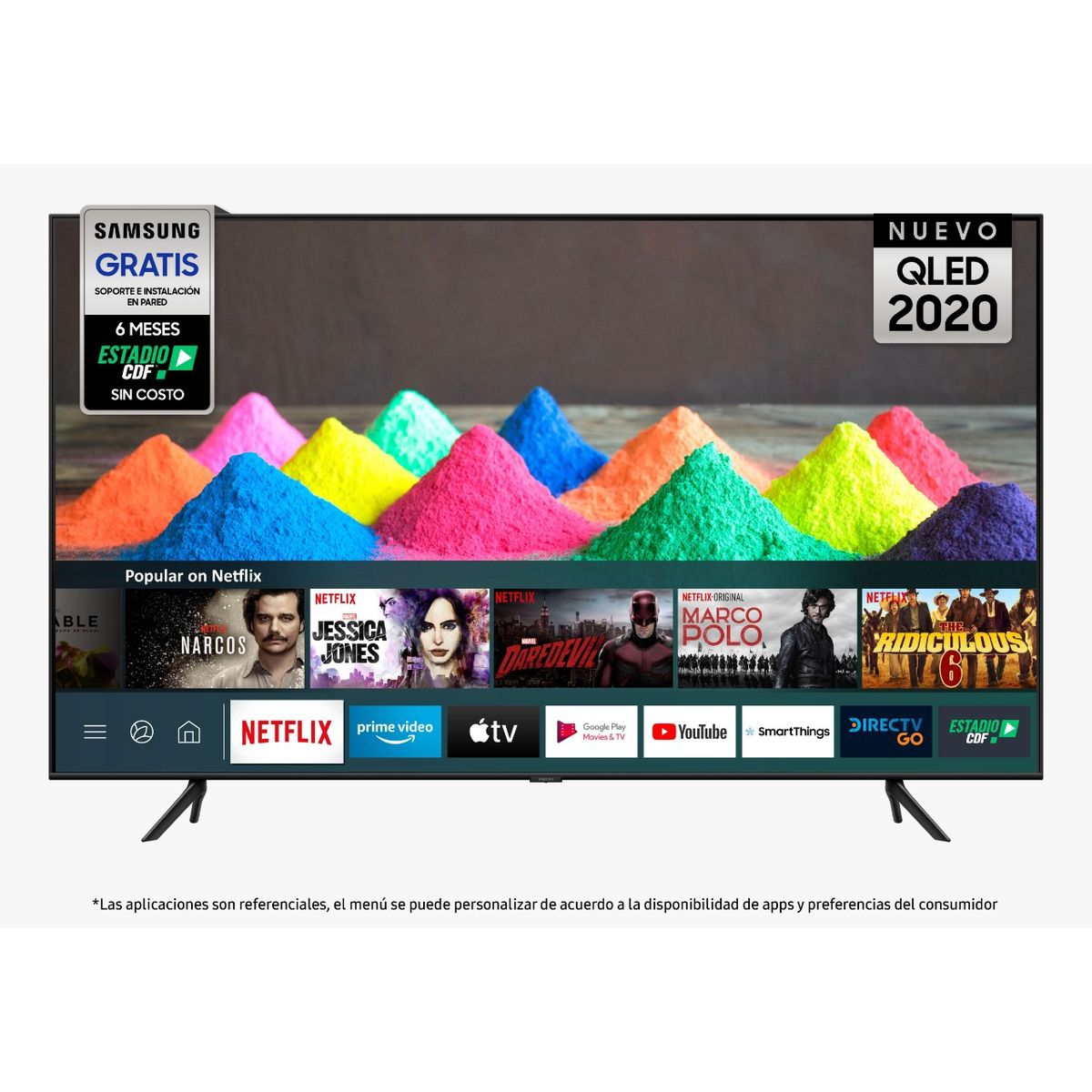 SAMSUNG - QLED 65" Q60T UHD 4K Smart TV