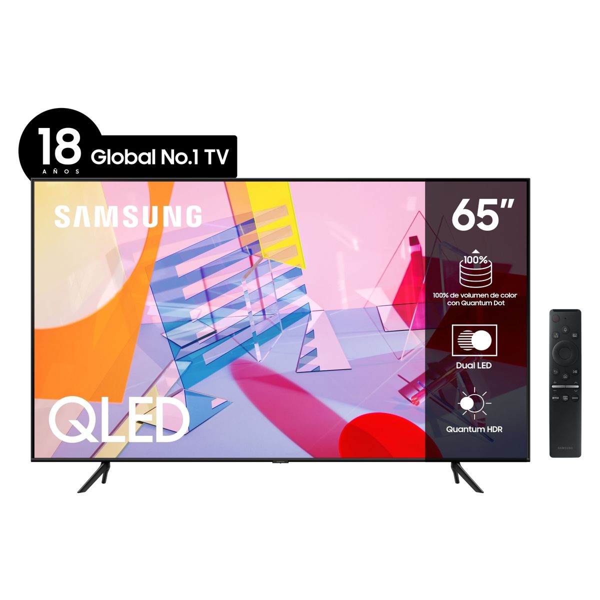SAMSUNG - QLED 65" Q60T UHD 4K Smart TV