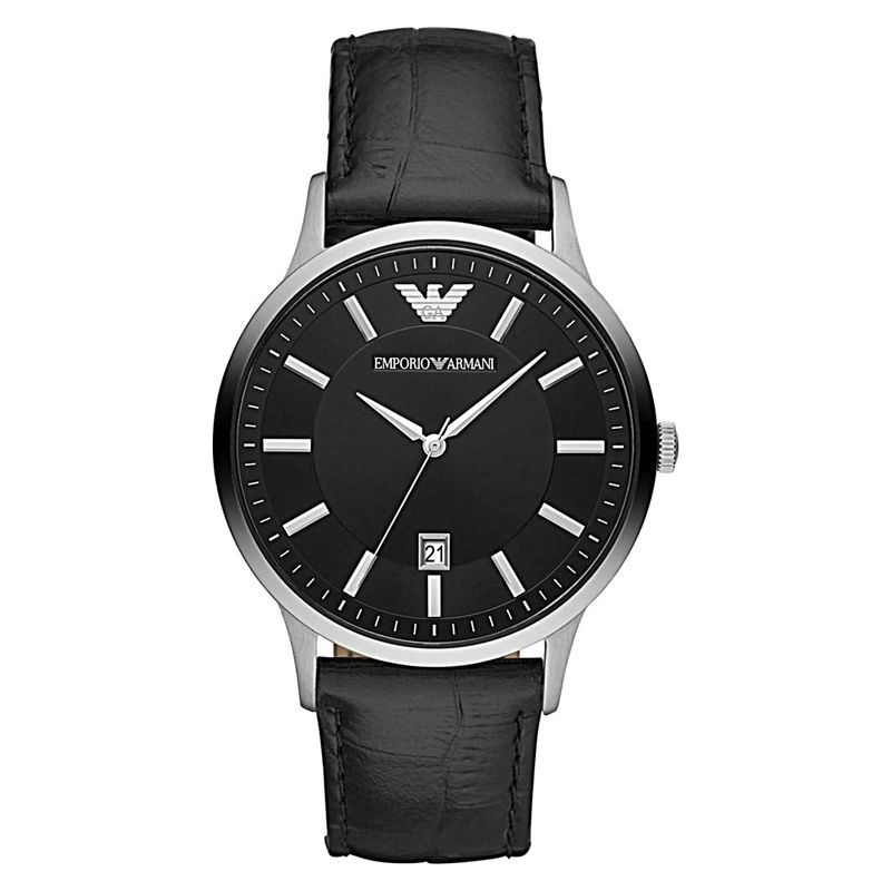 EMPORIO ARMANI - Emporio Armani Reloj Análogo Hombre con Correa de Cuero AR11186
