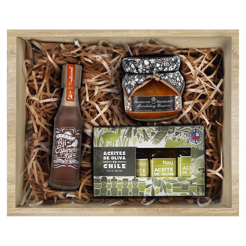 NAU - CAJA PREMIUM GOURMET 24 CAJA DE MADERA