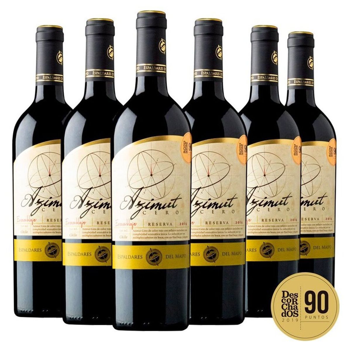 AZIMUT CERO R S - CAJAS X 6 VINOS AZIMUT CERO RESERVA ENSAMBLAJE