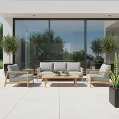 BASEMENT HOME - Juego de Living Terraza Lita 3-2 + Mesa De Centro