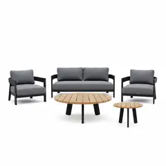 BASEMENT HOME - Juego Living Terraza Tommy 3-1-1 + Mesa Centro