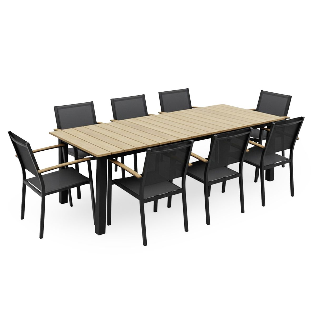 BASEMENT HOME - Juego Comedor Terraza Tommy 8 Sillas Basement Home