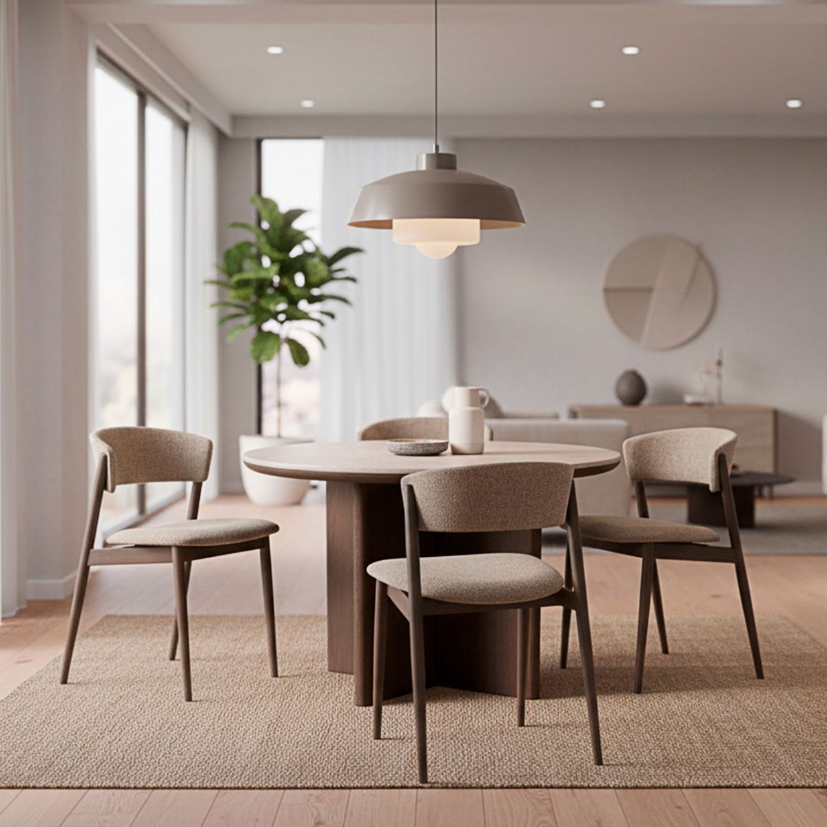 BASEMENT HOME - Juego Comedor Ritz 4 Sillas Basement Home