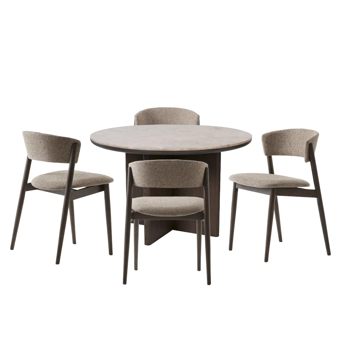 BASEMENT HOME - Juego Comedor Ritz 4 Sillas Basement Home