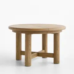 CRATE & BARREL - Mesa Redonda Breckenridge Extensible 122–168Cm
