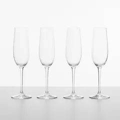 CRATE & BARREL - Set 4 Copas Aspen Champagne