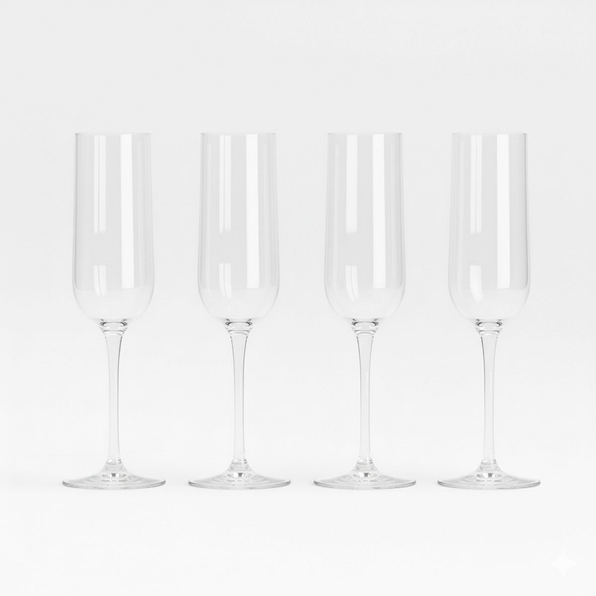 CRATE & BARREL - Set 4 Copas Champagne Mercer Crate & Barrel