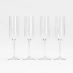 CRATE & BARREL - Set 4 Copas Champagne Mercer
