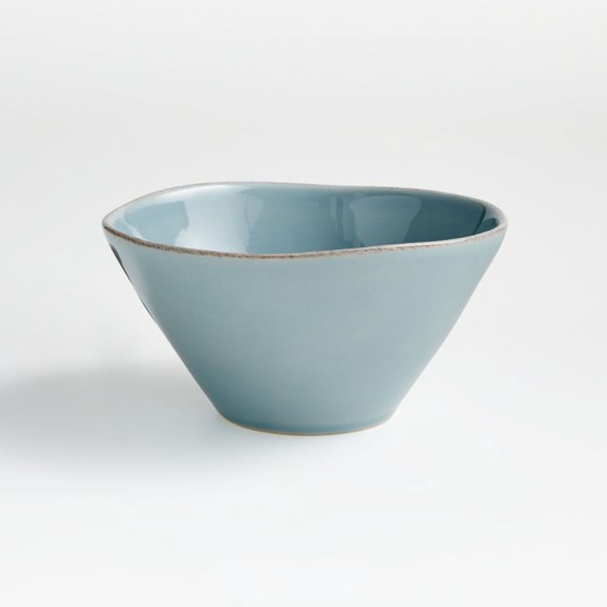 CRATE & BARREL - Set 4 Bowl Cereal Marin Azul Crate & Barrel