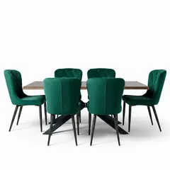 BASEMENT HOME - Juego Comedor Arno+Nola 6 Sillas