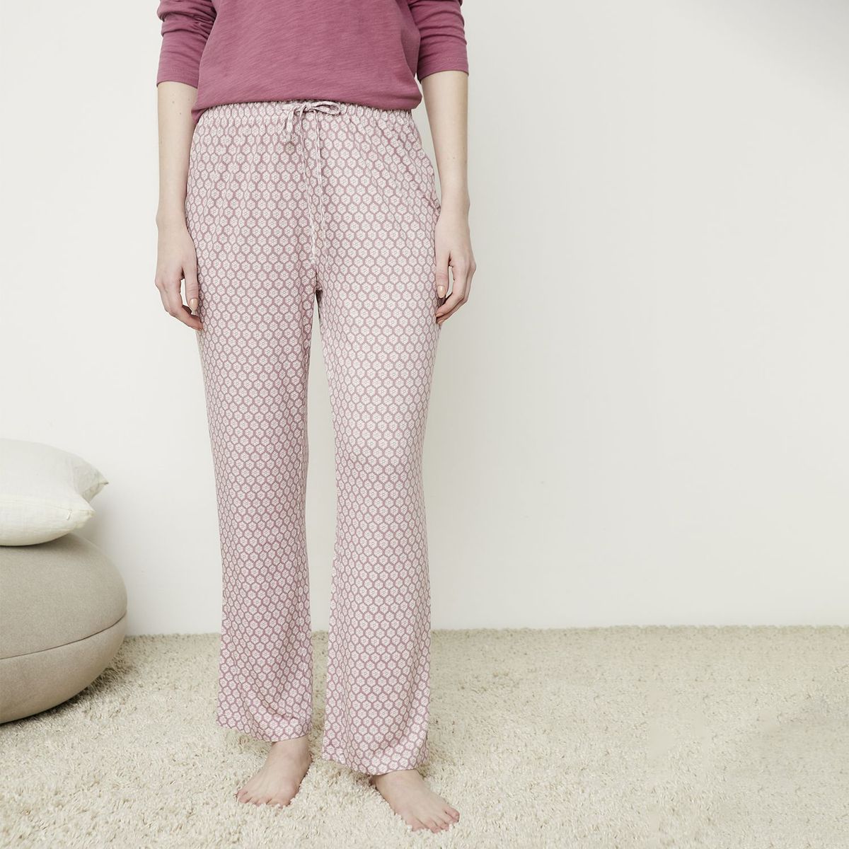 BLU - Pijama Mujer Algodón Manga Larga