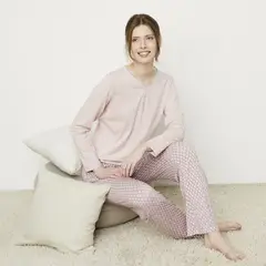 BLU - Pijama Mujer Manga Larga