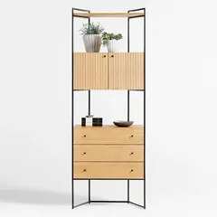 CRATE & BARREL - Librero Evie