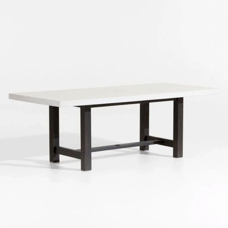 CRATE & BARREL Mesa Comedor Abaco Charcoal