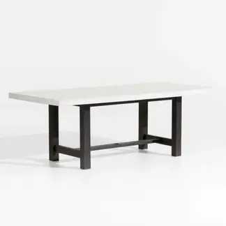 CRATE & BARREL - Mesa Comedor Abaco Charcoal
