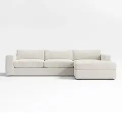 CRATE & BARREL - Sofá Seccional Oceanside Derecho