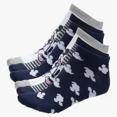 DISNEY - Pack de 6 Calcetines Mickey Mujer