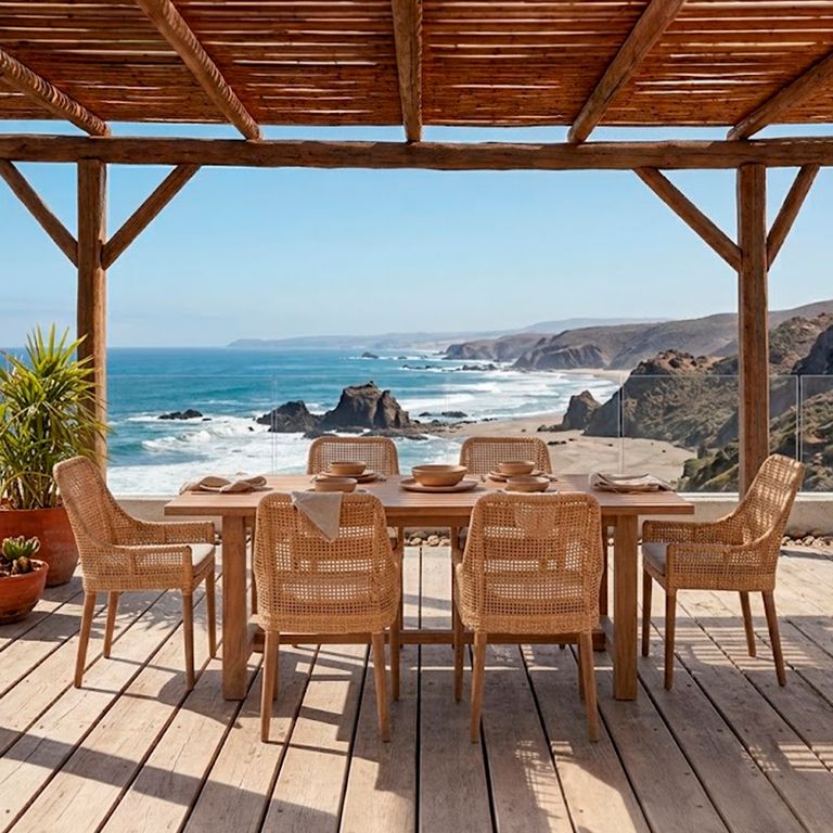 Juego Comedor 6 Sillas Terraza Leles