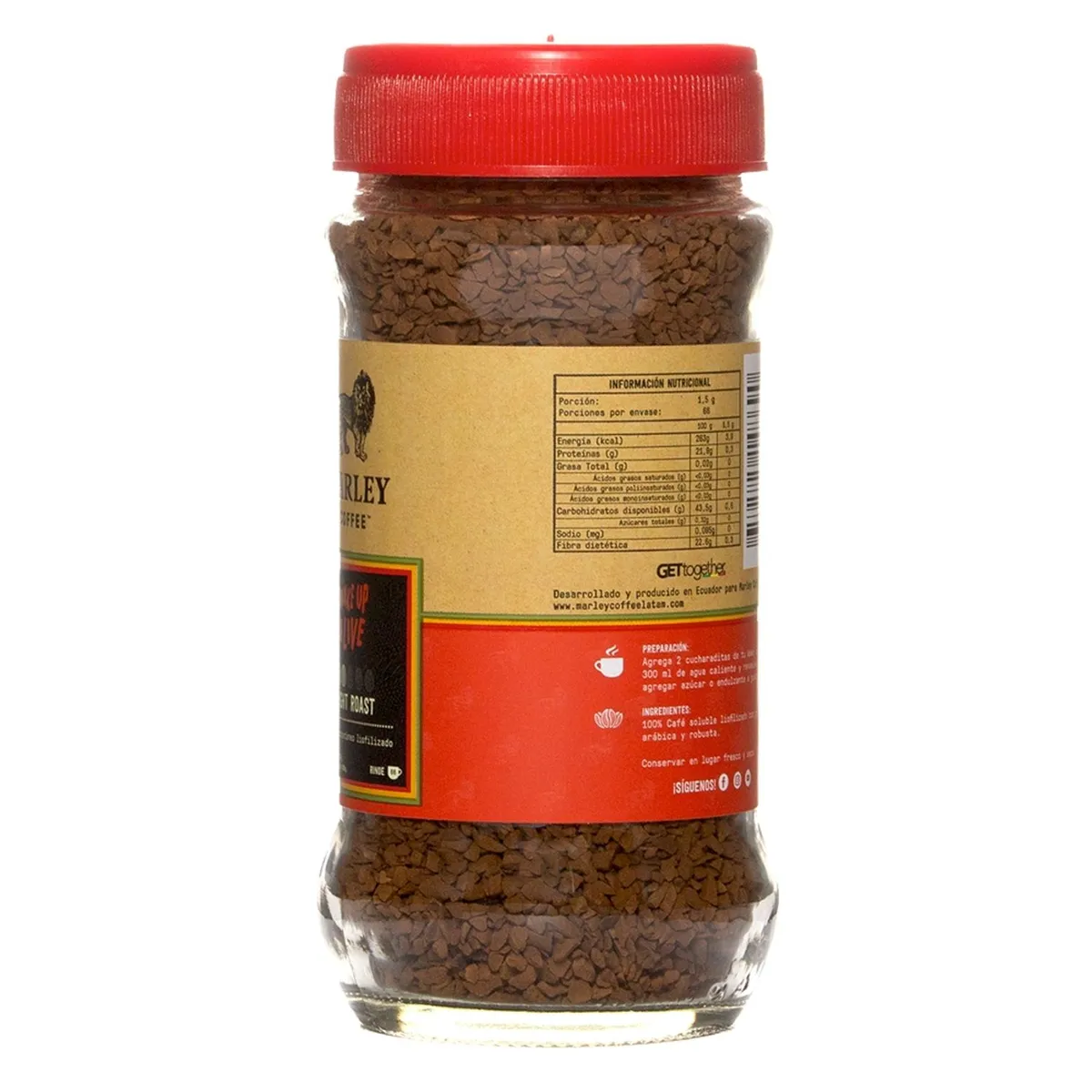 MARLEY COFFEE - Pack 6 Café Liofilizado Wake Up and Live