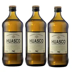 HUASCO - Pack 3 Aceite de Oliva 1000 ml