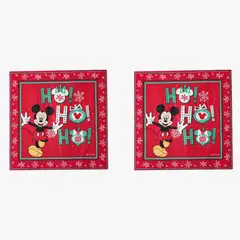 DISNEY - Set 2 Packs De Servilleta Mickey Navidad