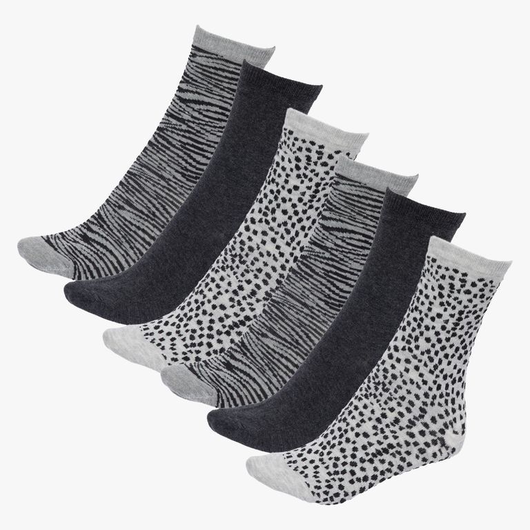 Pack de 6 Calcetines Mujer