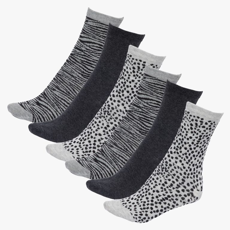 Pack de 6 Calcetines Mujer