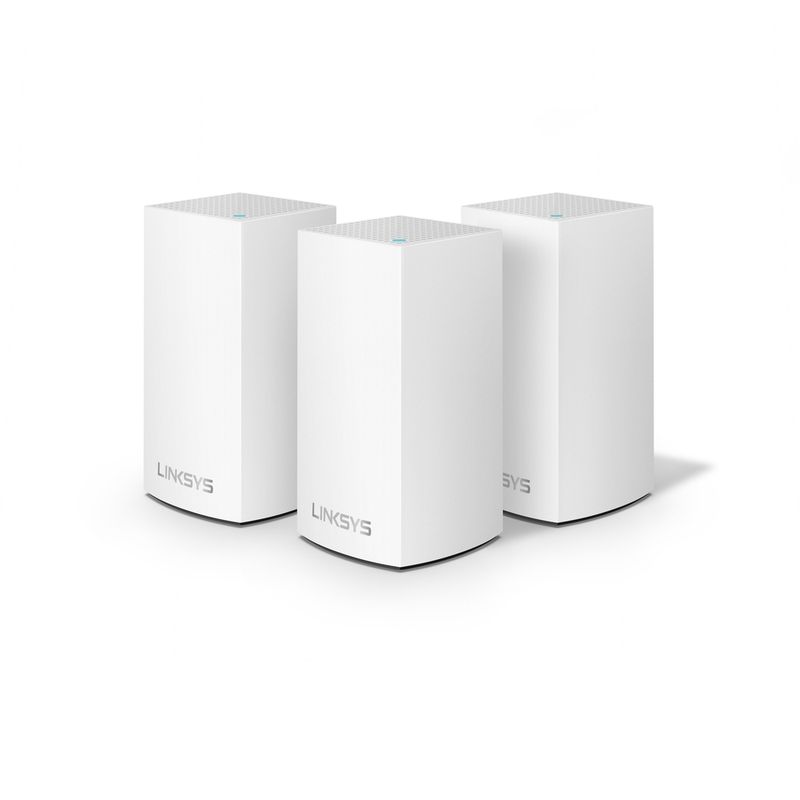 LINKSYS - Sistema Velop WiFi Intelligent Mesh de doble banda - 3 Nodos-Blanco