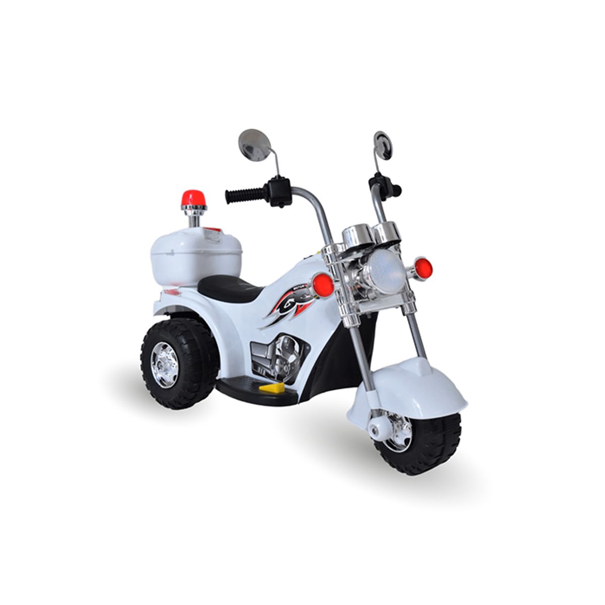 JUNGLA CLICK - Moto a Bateria Choper Blanco