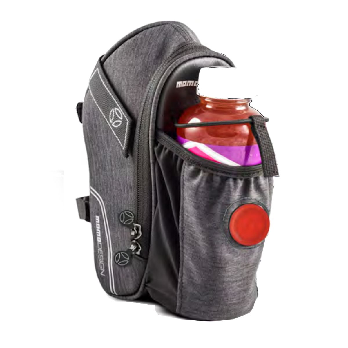 MOMO - Bolso Ultraligero Porta Botella con Luz Trasera Rojo