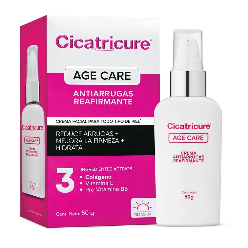 CICATRICURE - Cicatricure Age Care Crema Antiarrugas Reafirmante 50g.-