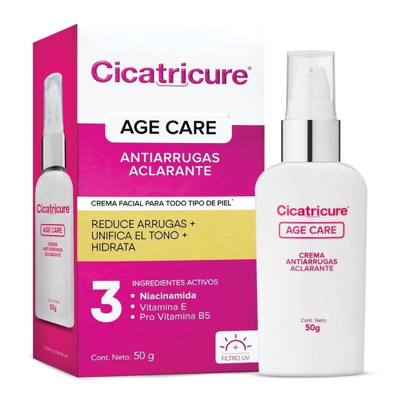 CICATRICURE - Cicatricure Age Care Crema Antiarrugas Aclarante 50g.-